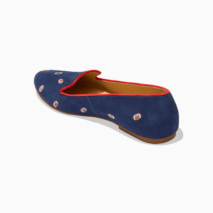 Embroidered Football Loafer